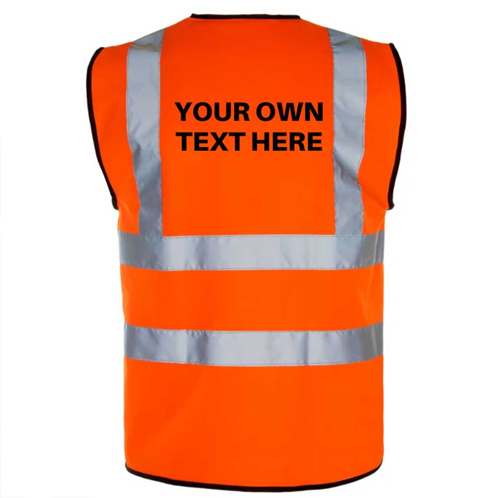 Personalised Hi Vis Safety Waistcoat