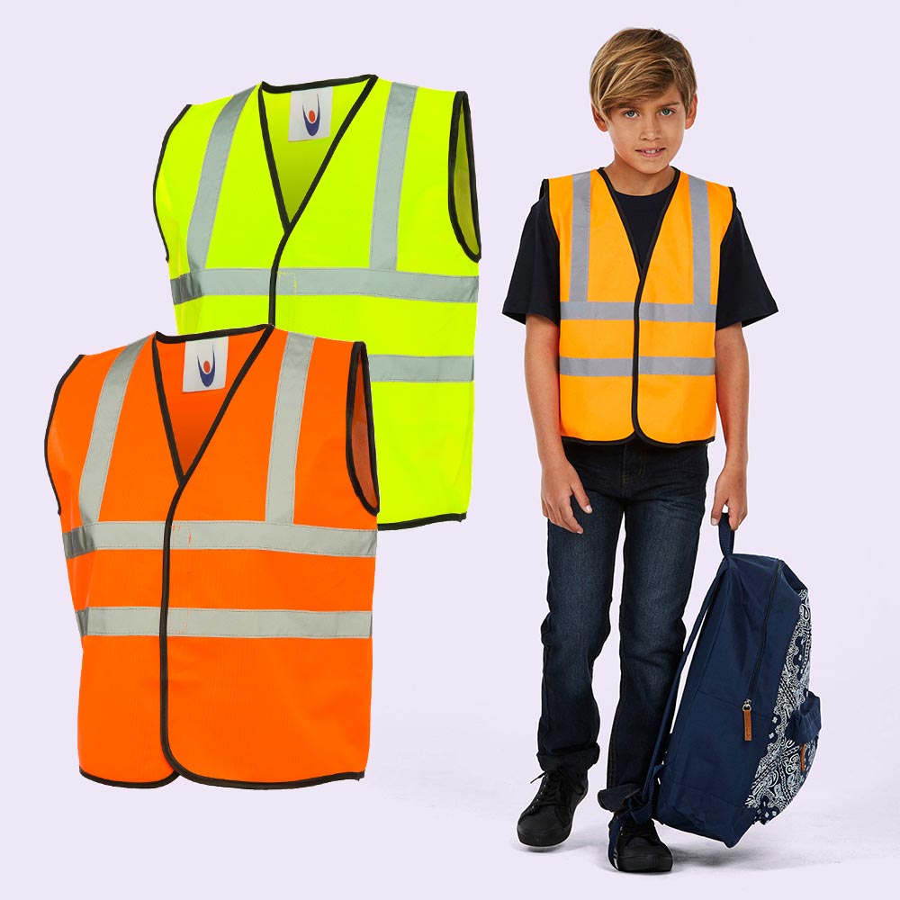 Childrens Hi Vis Waist Coat