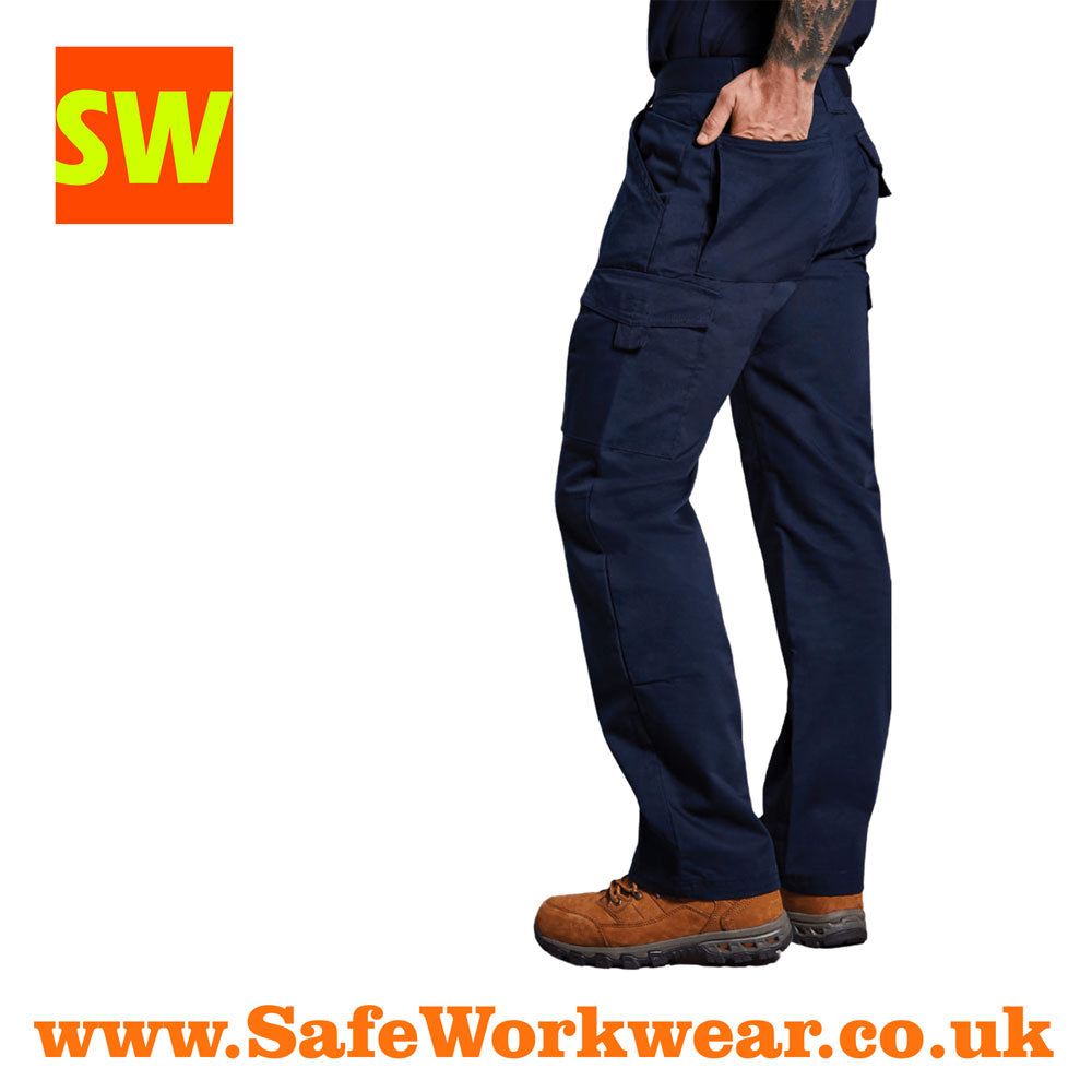 Premium Cargo Trousers - Kustom Kit KK806 Teflon Coated Workwear
