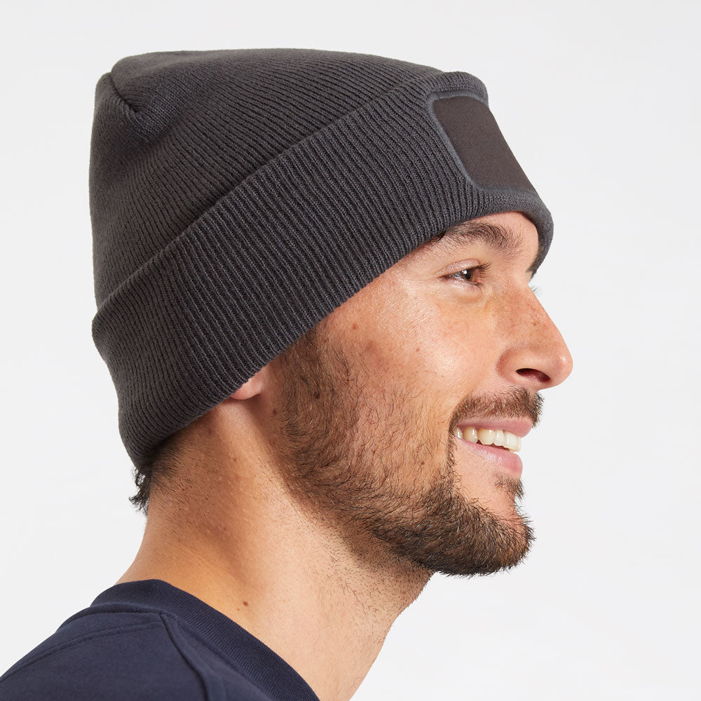 Rectangular Patch Beanie UC411