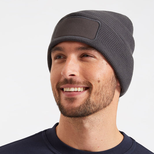 Rectangular Patch Beanie UC411