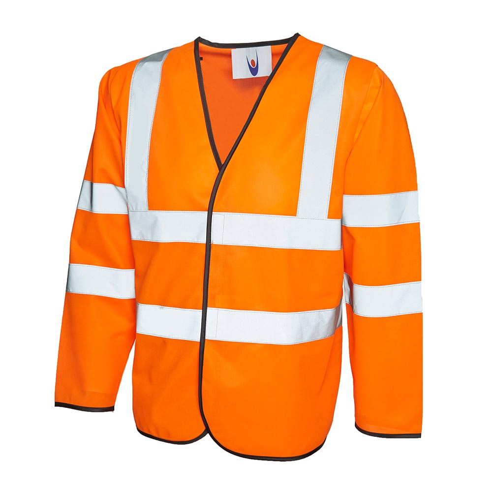 Long Sleeve Hi Vis Safety Waistcoat