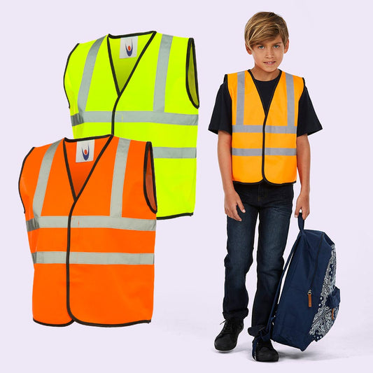 Childrens Hi Vis Waist Coat