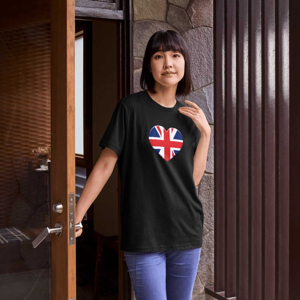Union Jack Heart T-shirt