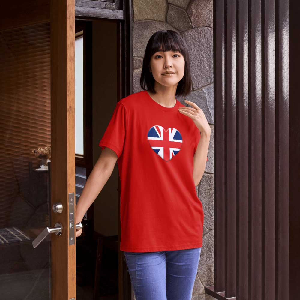 Union Jack Heart T-shirt