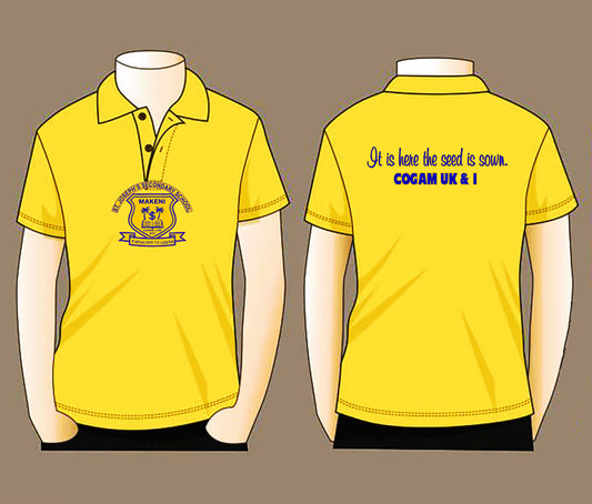 COGAM Yellow POLO Shirt